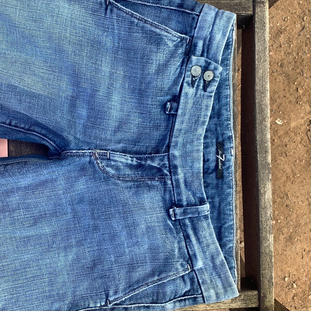 7 for all mankind jean shorts